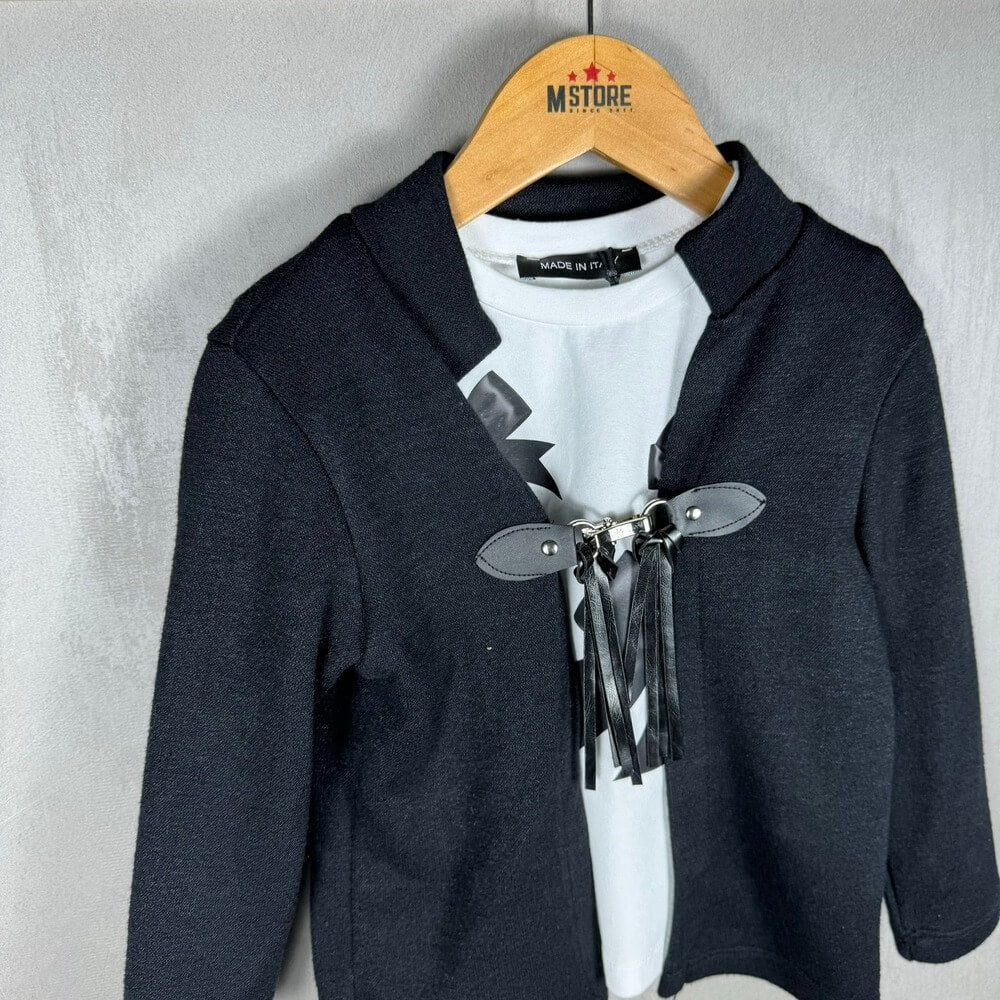 Cardigan + T-shirt Caldo cotone