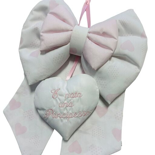 Noeud/rosace de naissance 40x35 cm