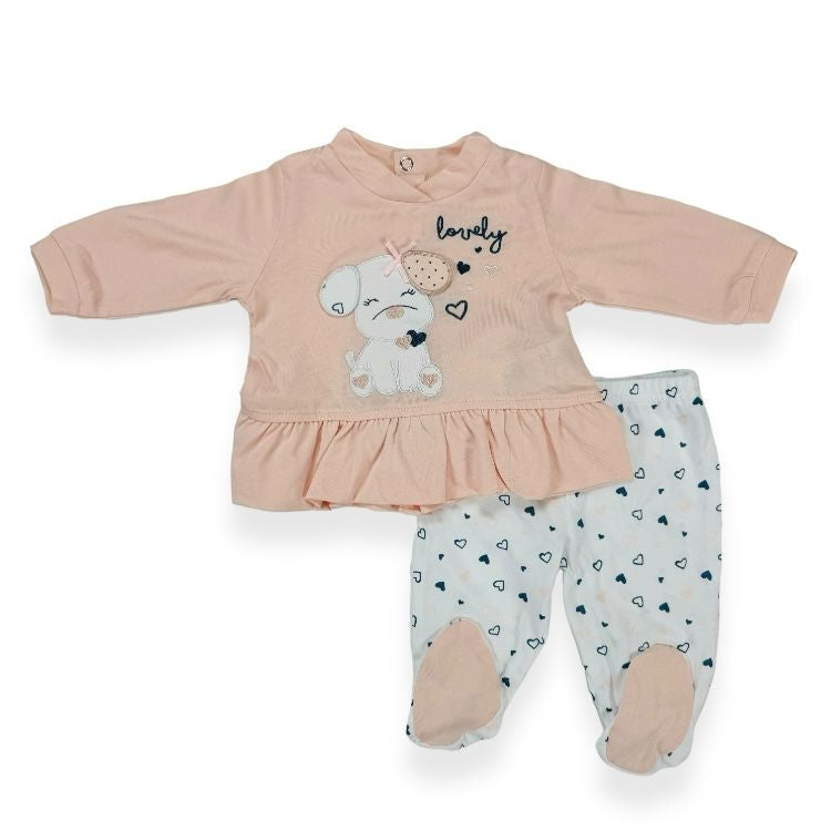 Tutina Clinica 2 pezzi Cotone Bidibimbo