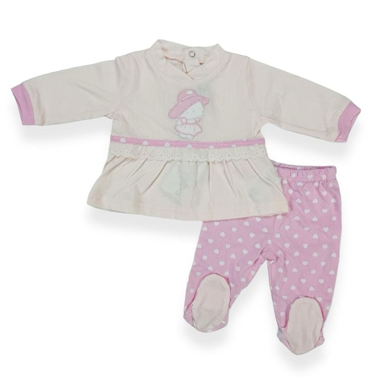 Tutina Clinica 2 pezzi Cotone Bidibimbo