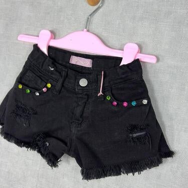 Short en jean bébé fille