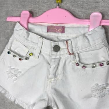 Short en jean bébé fille