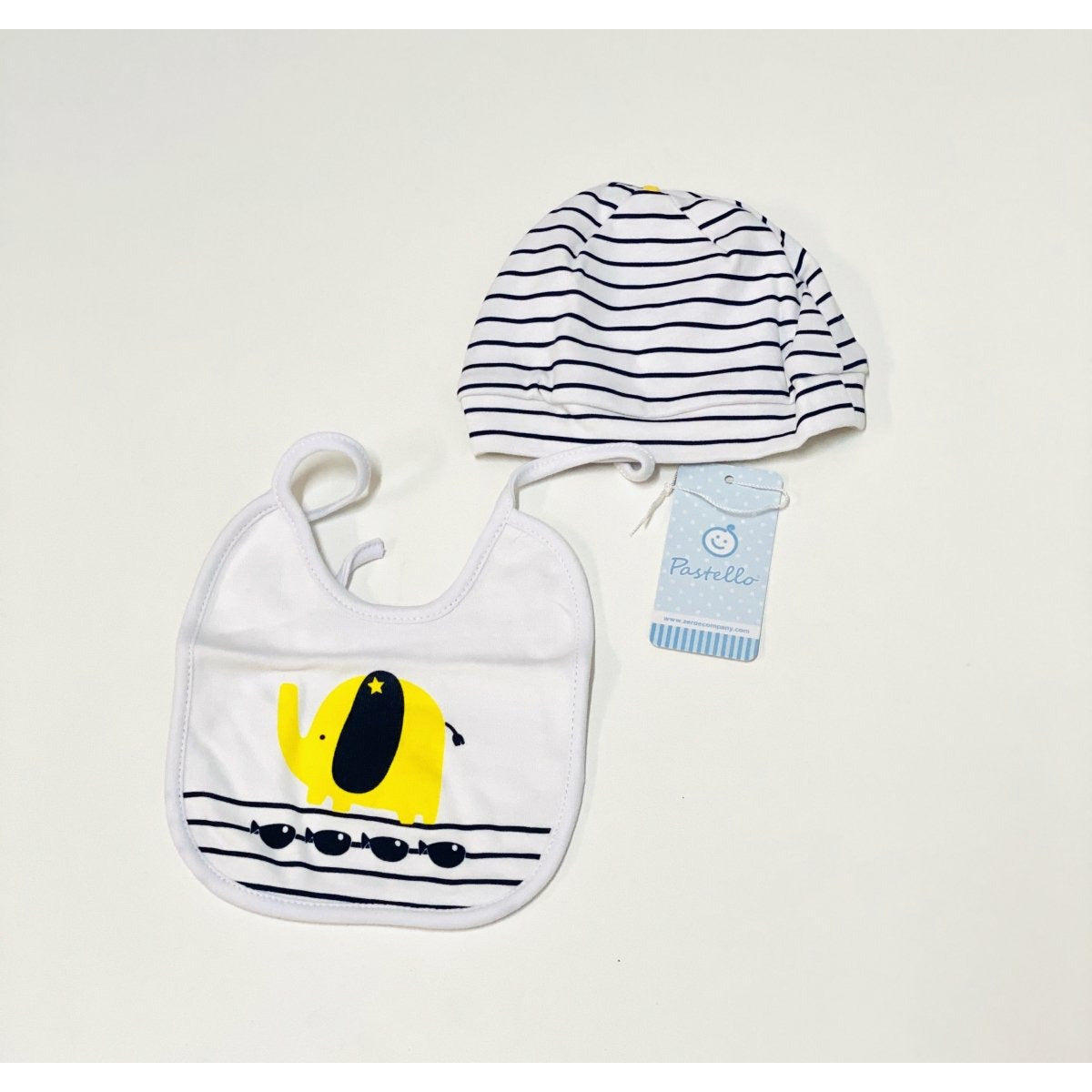 Set Cappello+bavetta Pastello 0/3 Mesi - Mstore016