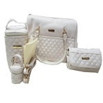 Ensemble sac de naissance en simili cuir