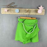 Short effet jupe avec perles