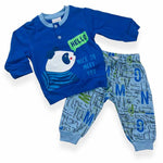 Pyjama chaud en coton pastel