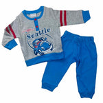 Pyjama chaud en coton pastel