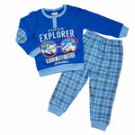 Pyjama chaud en coton pastel