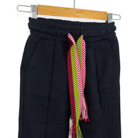 Pantalone Tuta Cotone Con Applicazione