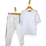 Pantalone Tuta Cotone Con Applicazione