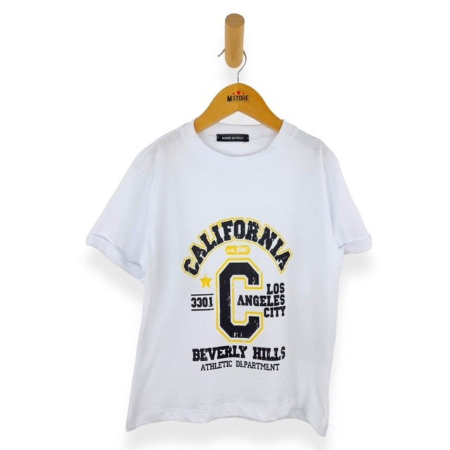 T-shirt imprimé rétro pour garçon