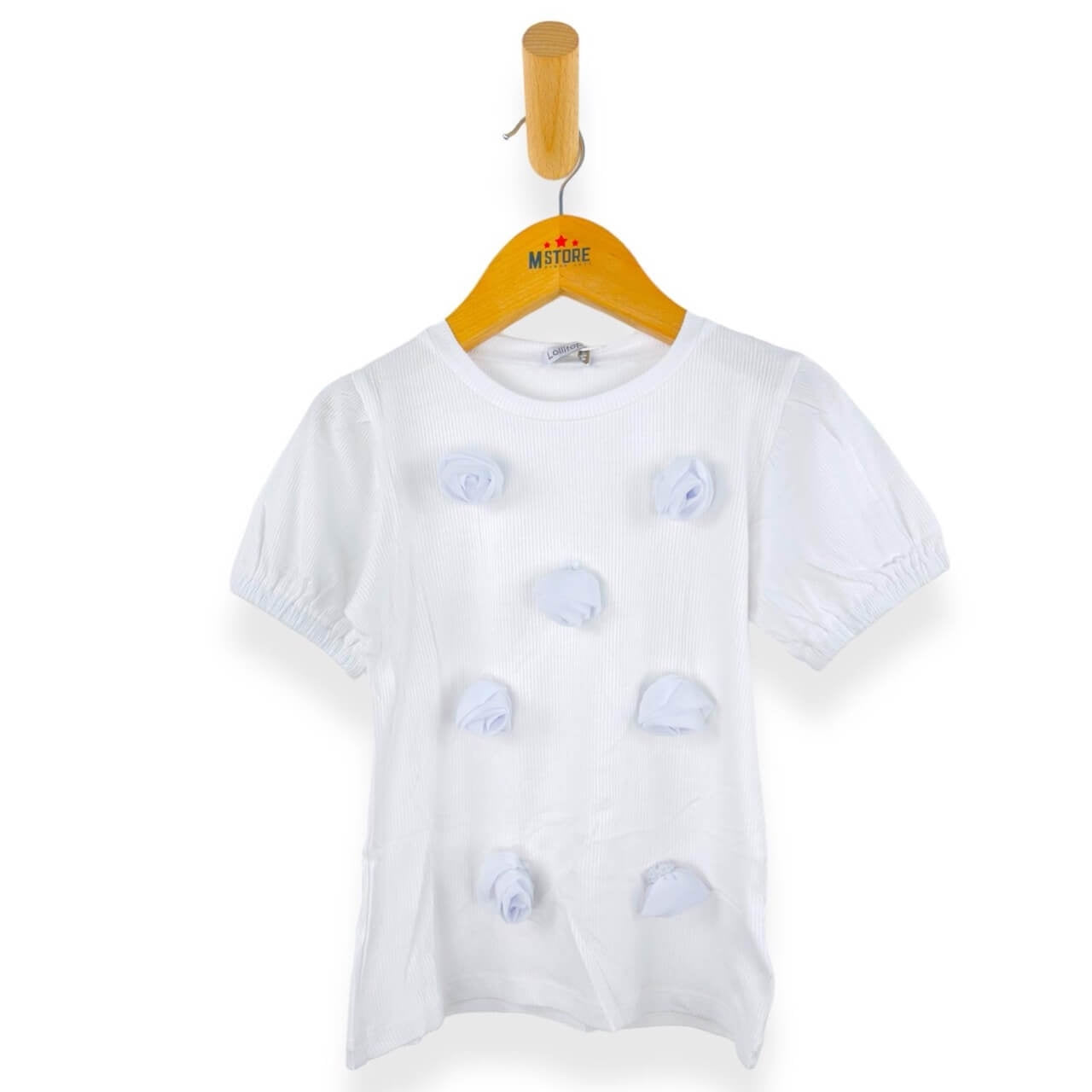 T-shirt fille avec applications
