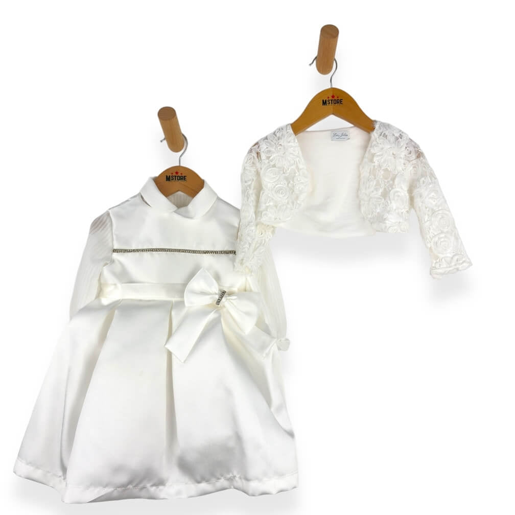 Robe de baptême bébé fille