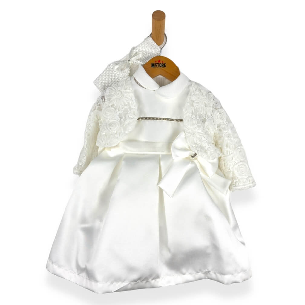 Robe de baptême bébé fille