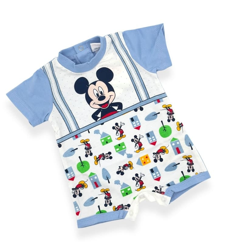 Disney Mickey Mouse Barboteuse 100% Coton