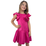 Robe fille avec rosace