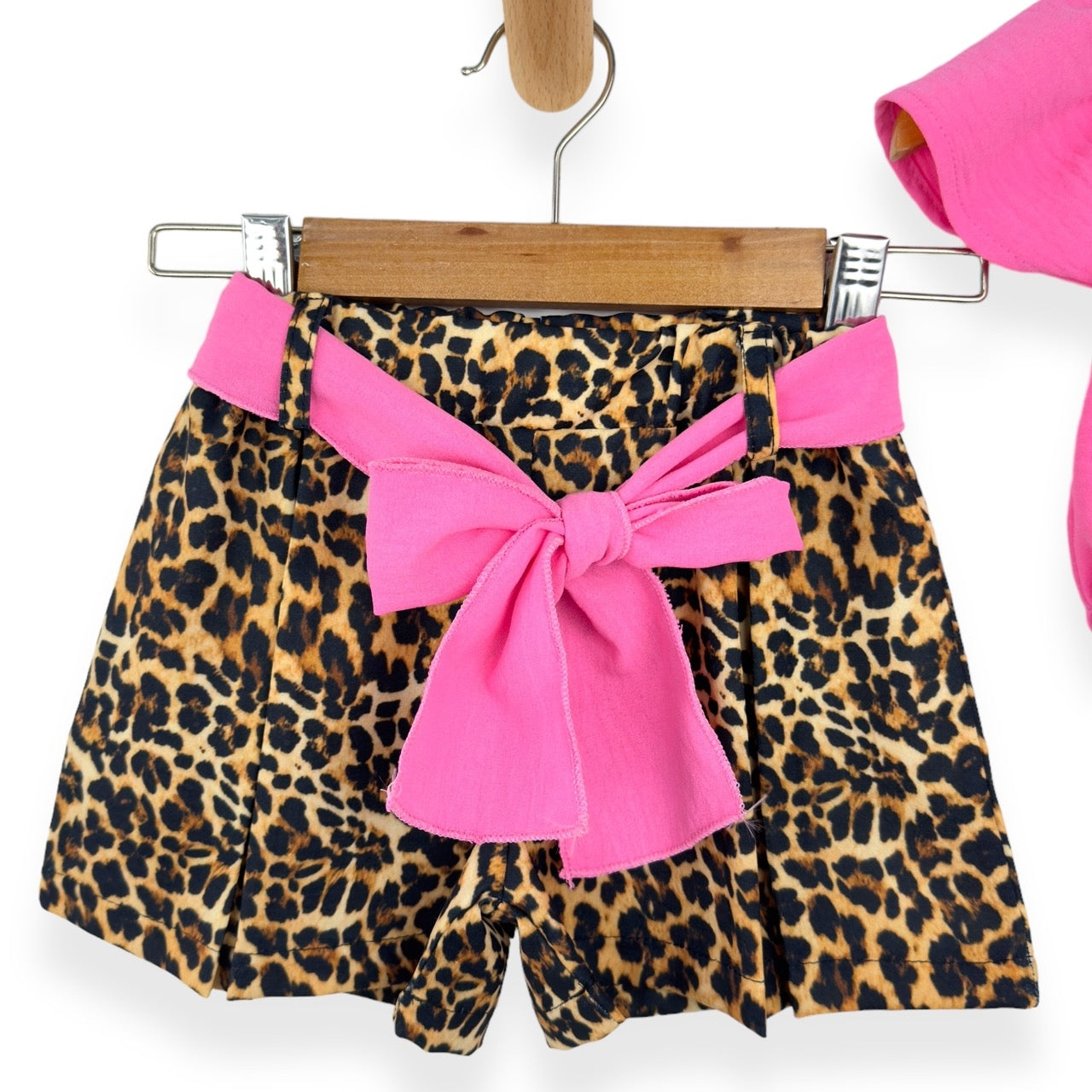 Ensemble imprimé animalier bébé fille