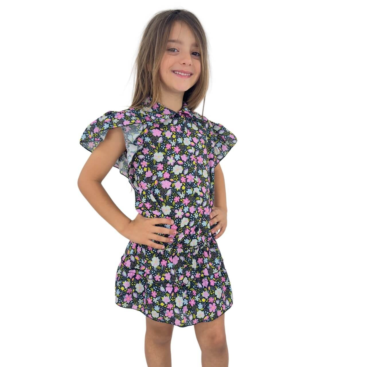 Robe à fleurs pour bébé fille