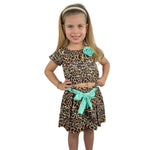 Ensemble imprimé animalier bébé fille