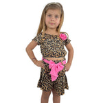 Ensemble imprimé animalier bébé fille