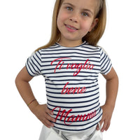 T-shirt rayé 4/14 pour fille