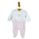 Barboteuse en coton pastel