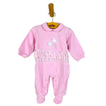 Barboteuse en coton pastel