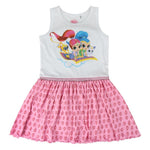 Robe en coton brillant scintillant pour fille