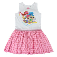 Robe en coton brillant scintillant pour fille