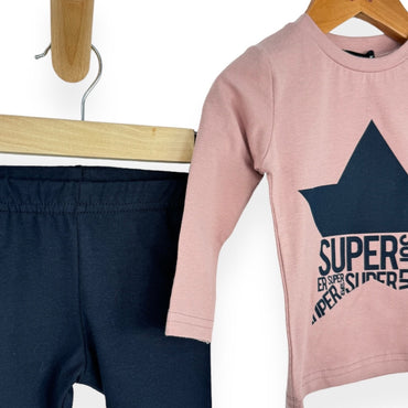 Tenue bébé fille chaude en coton 