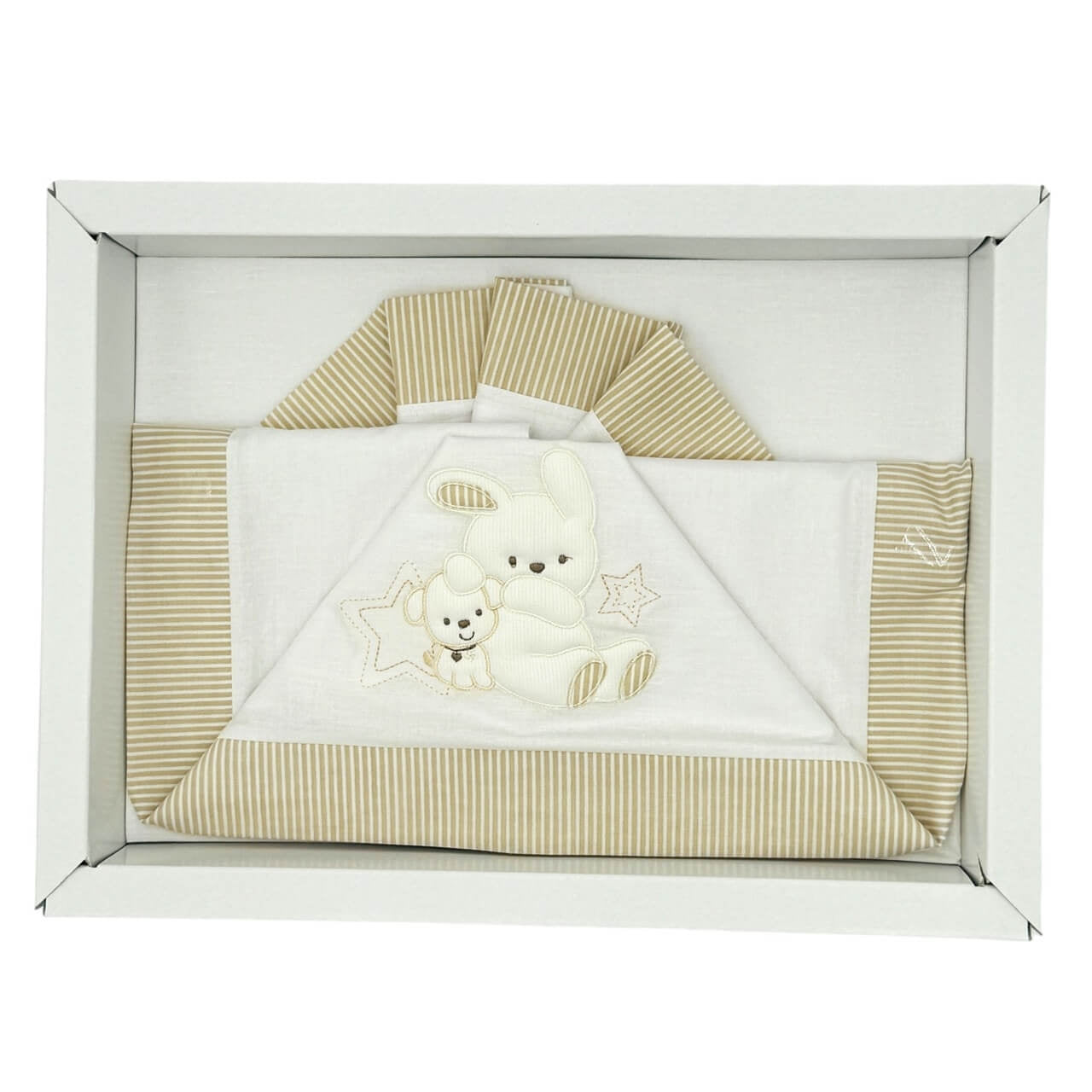 Ensemble berceau/lit pastel 100% coton