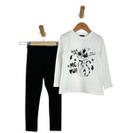 Tenue bébé fille chaude en coton