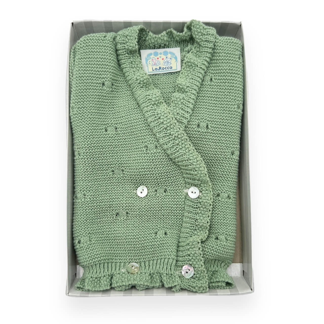 Pull en laine mélangée 0/6 mois
