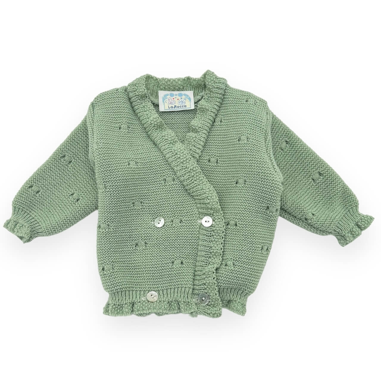 Pull en laine mélangée 0/6 mois