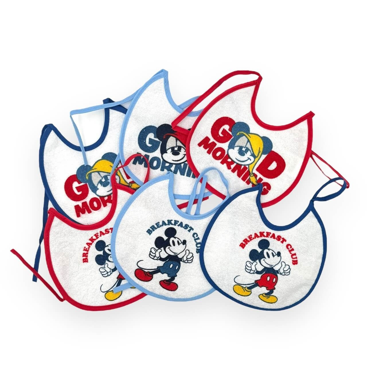 6 Bavette Mickey Mouse Disney