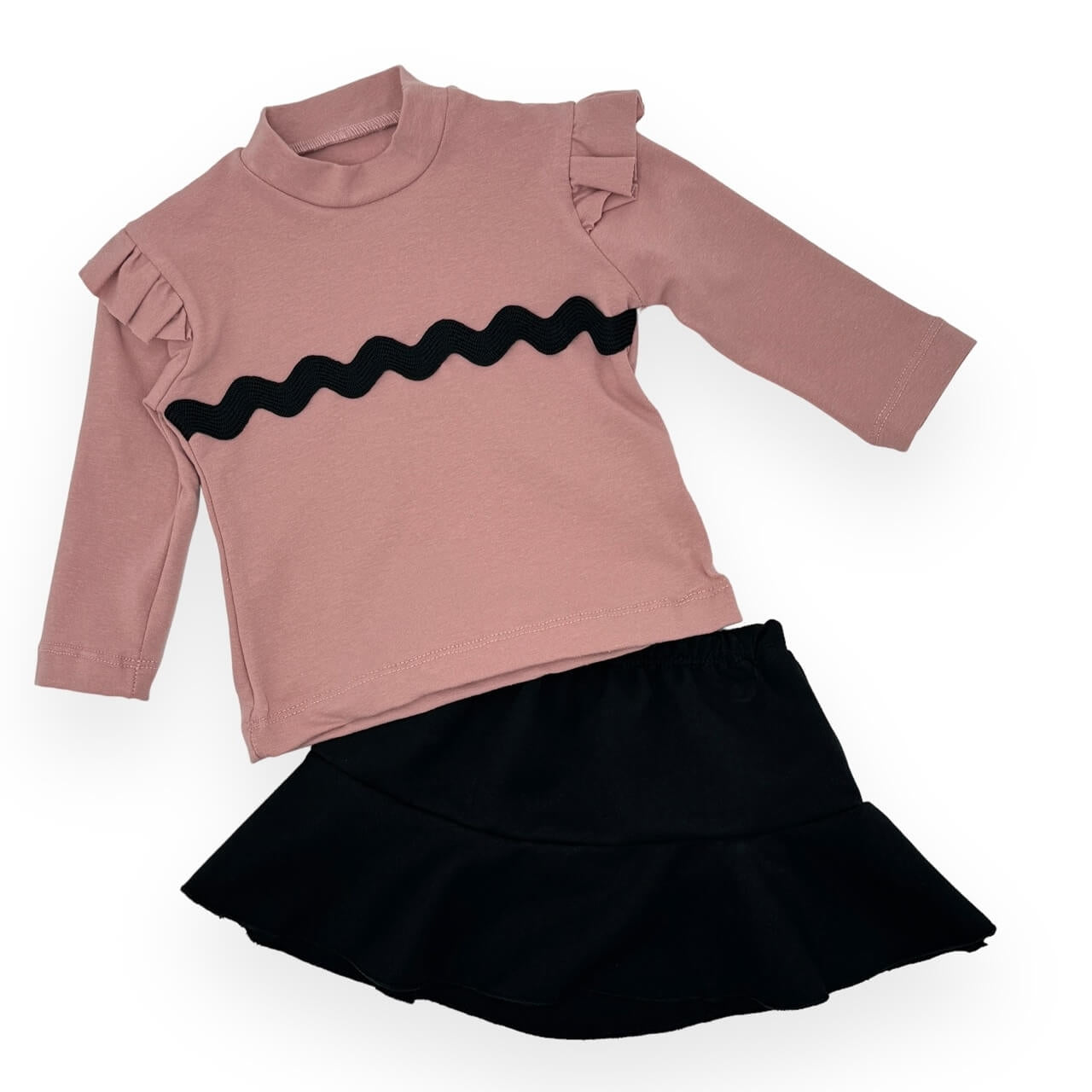 Tenue bébé fille chaude en coton