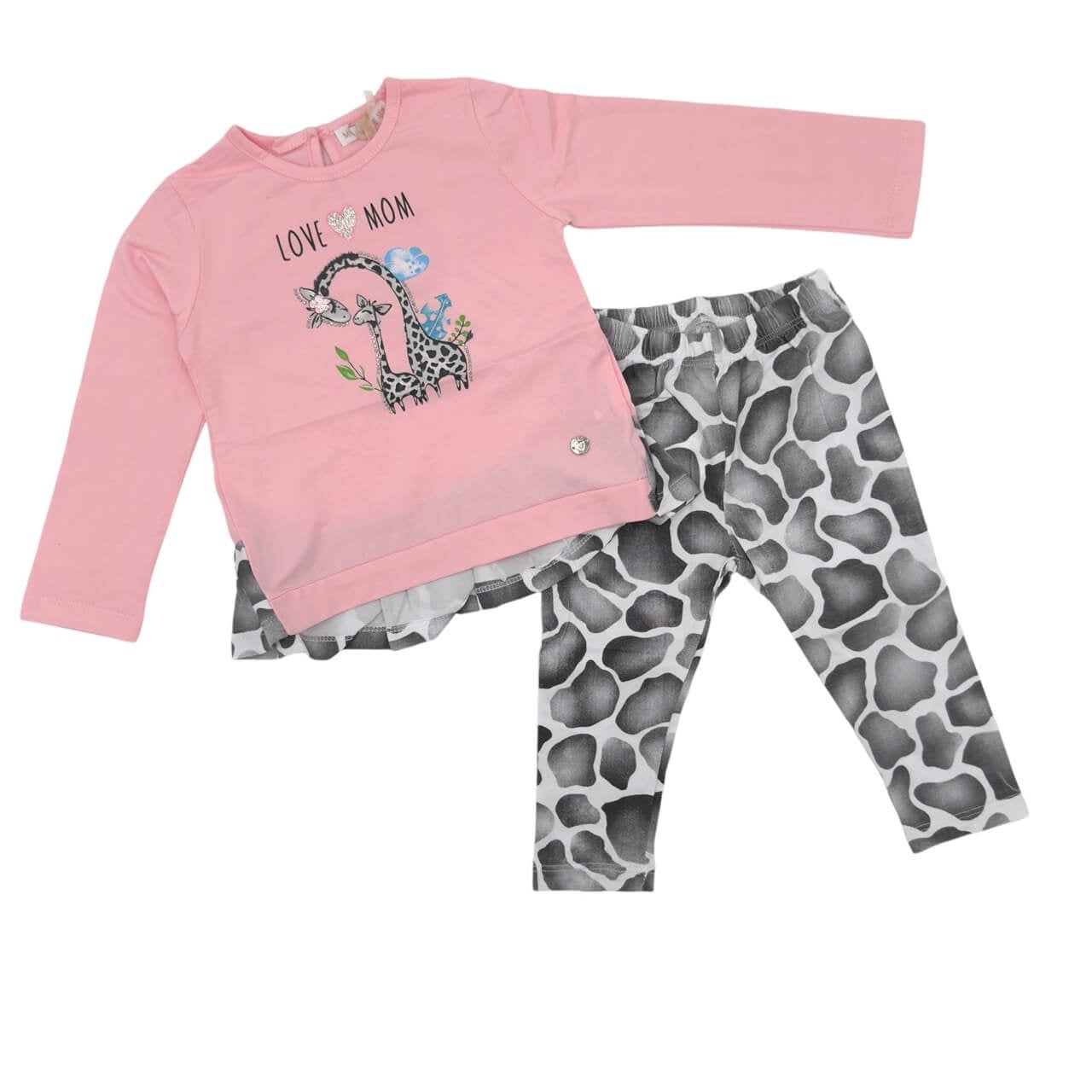 Tenue en coton pour bébé fille