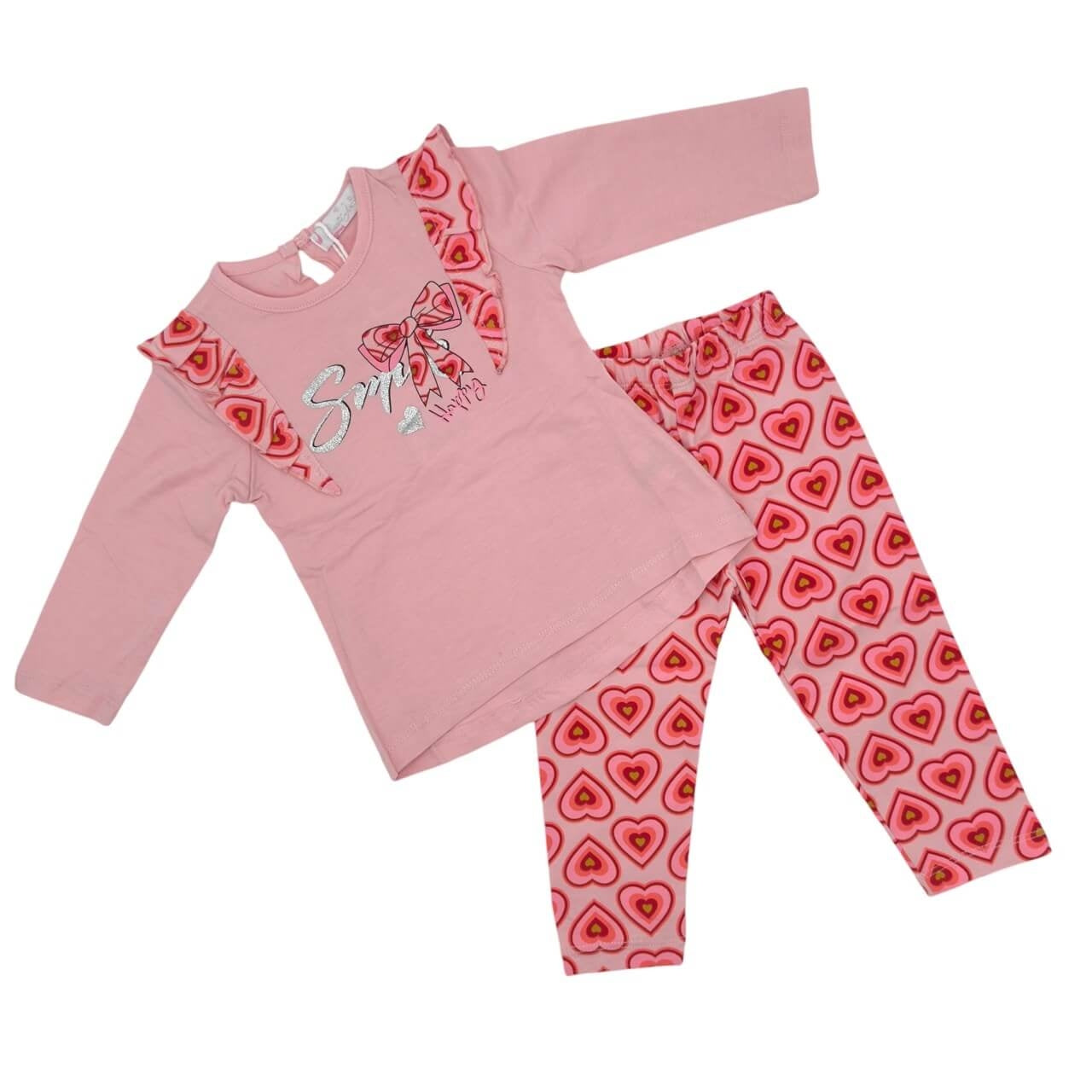 Tenue en coton pour bébé fille