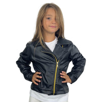 Veste bébé en éco-cuir