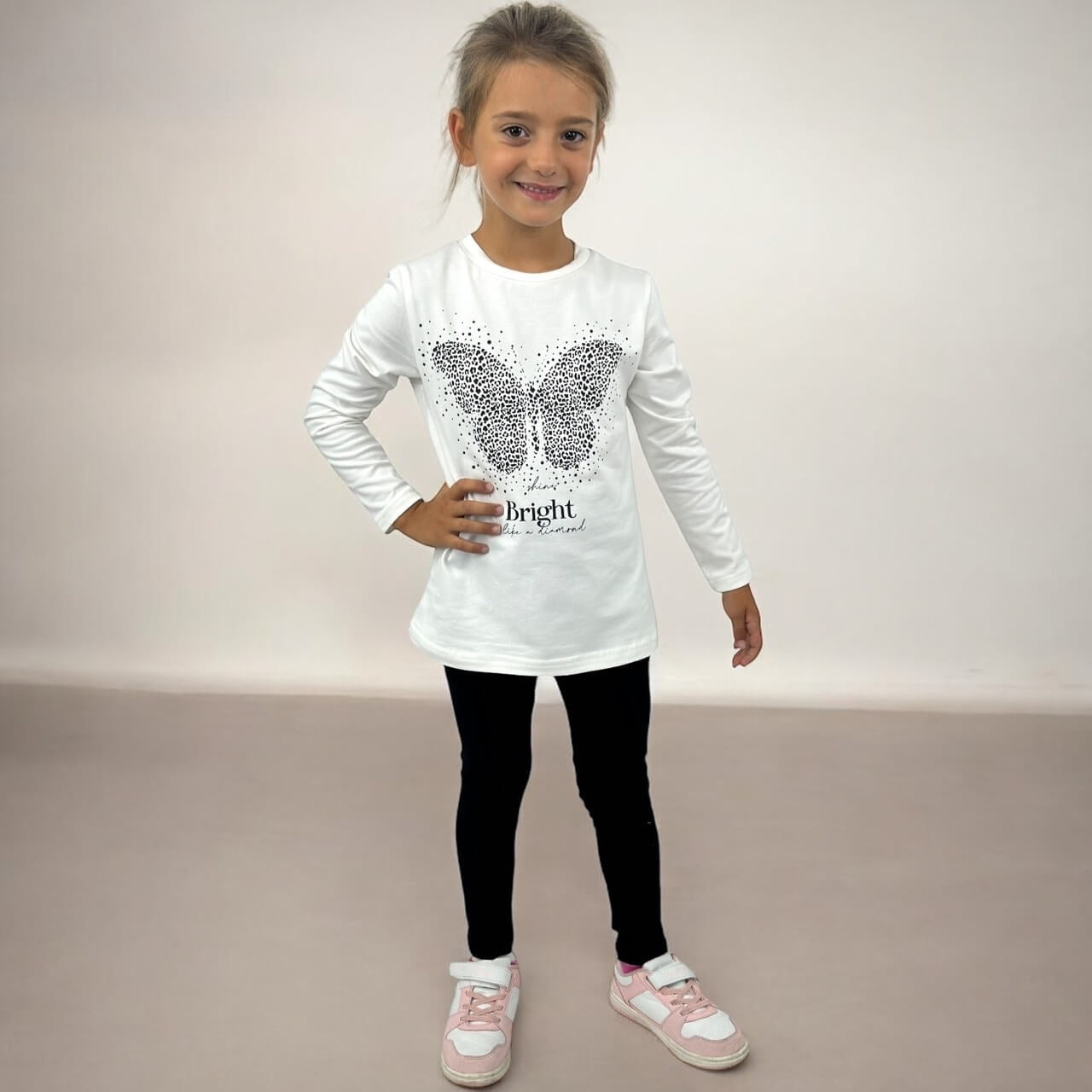 Tenue bébé fille chaude en coton