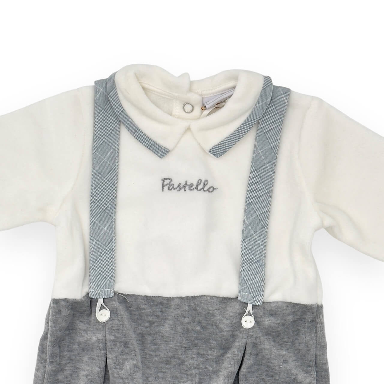 Barboteuse chenille pastel