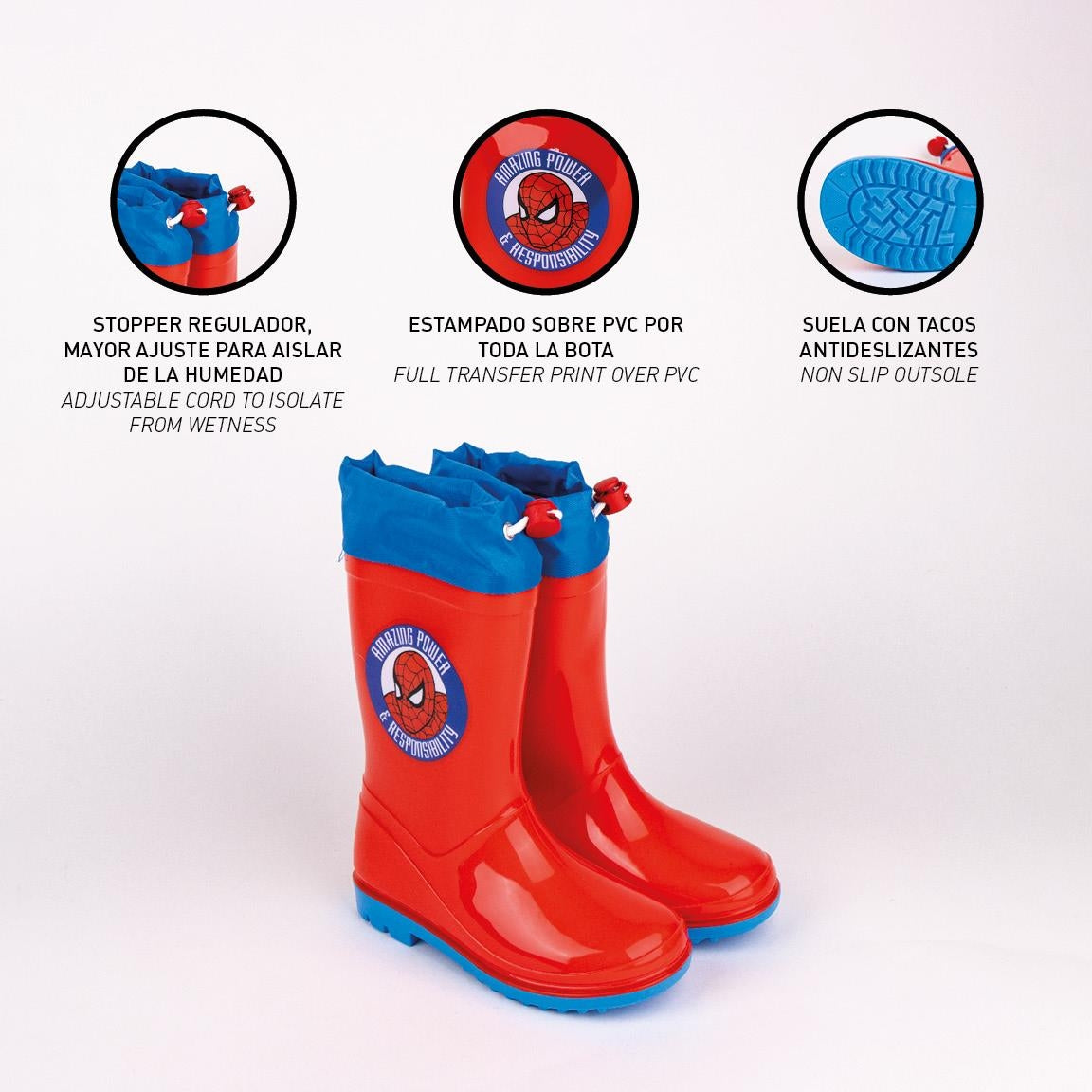 Bottes de pluie Spider-Man