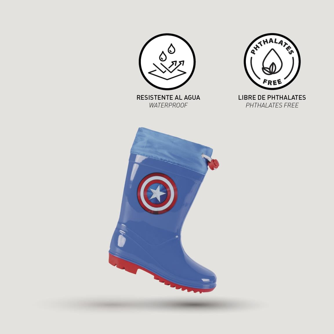 Bottes de pluie Captain America