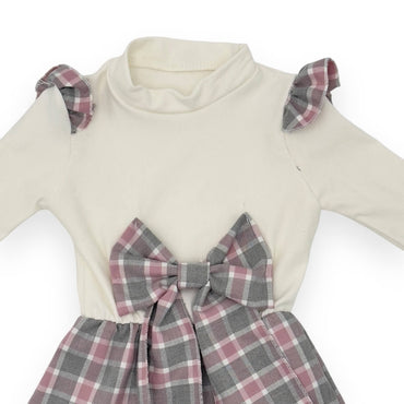 Robe chaude en coton pour fille