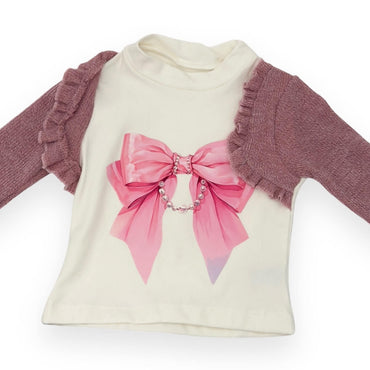 Tenue bébé fille chaude en coton