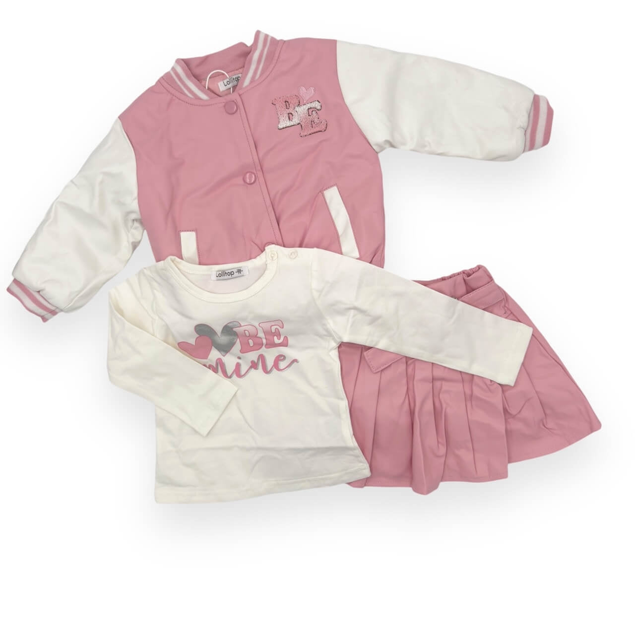 Tenue bébé fille 3 pièces avec veste