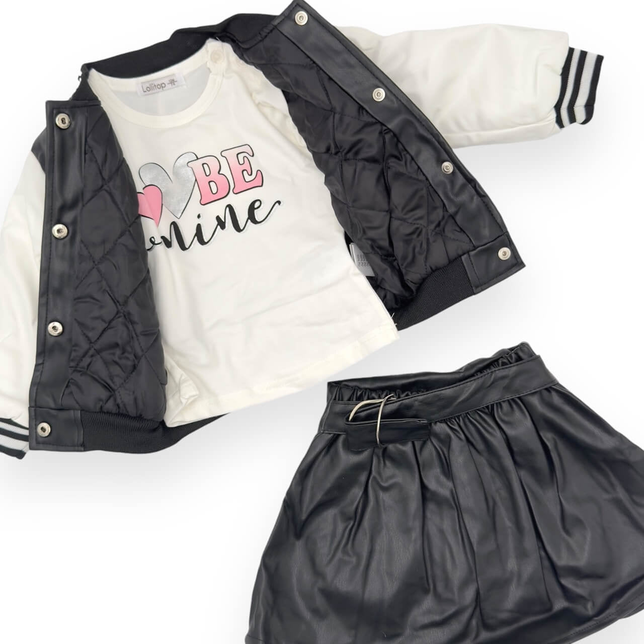 Tenue bébé fille 3 pièces avec veste