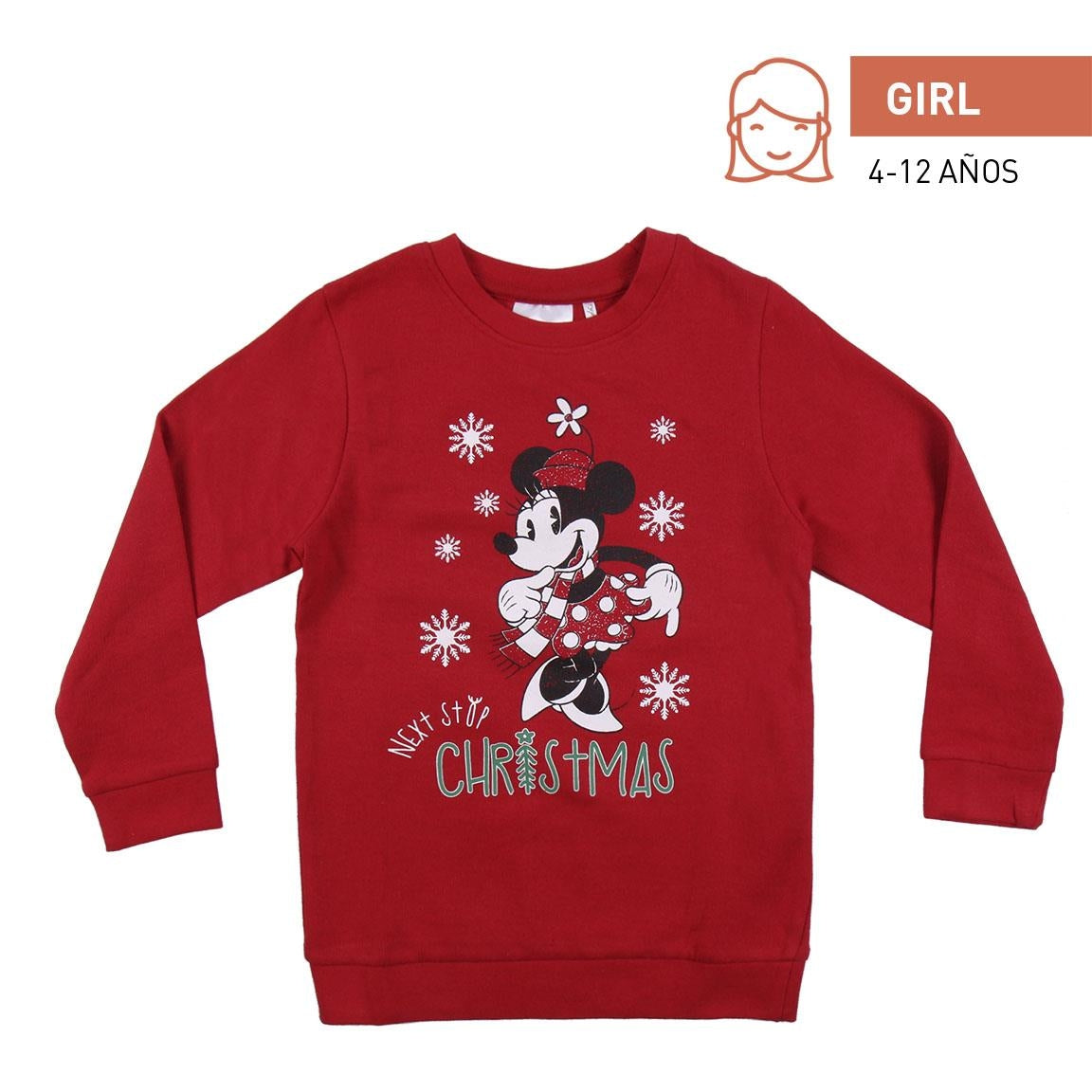 Sweat-shirt de Noël Disney Minnie