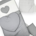 Parure complète de draps + couette déhoussable + taie landau