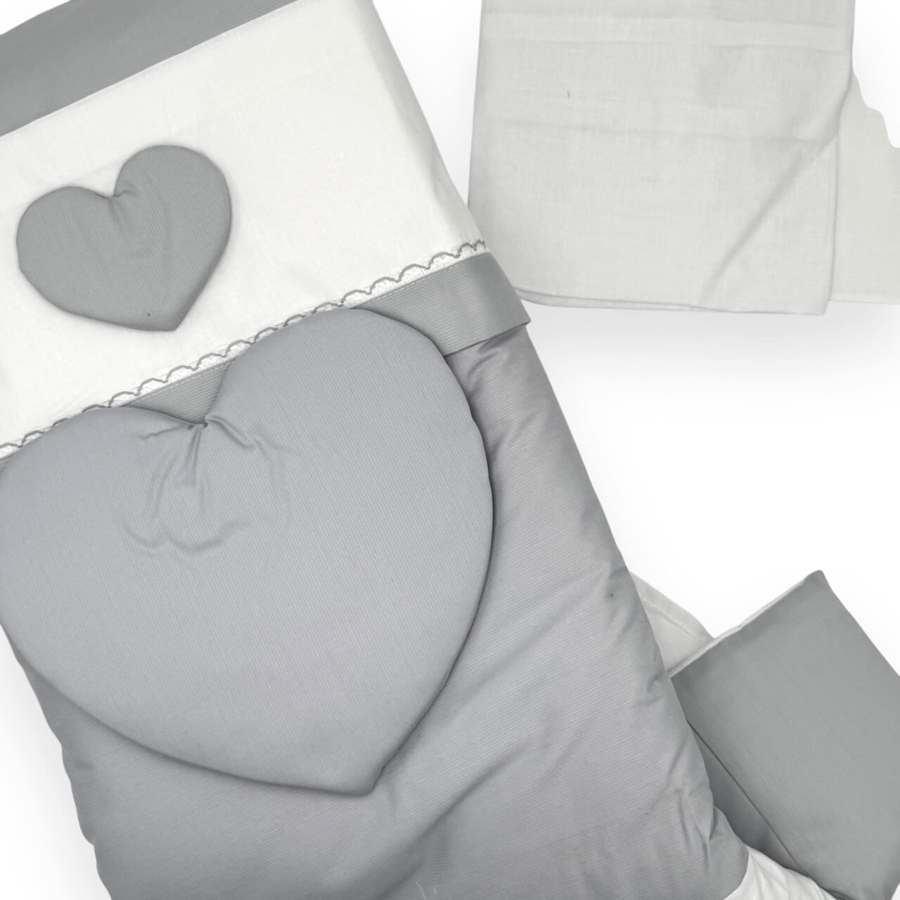 Parure complète de draps + couette déhoussable + taie landau